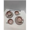Image 2 : Nugu set of four cappuccino mugs and saucers #49