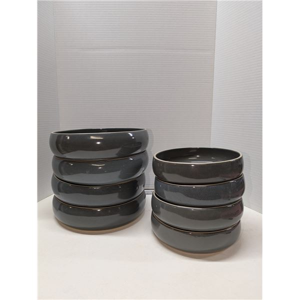 Nugu set of four each med/large curve edge bowls #45