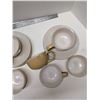 Image 2 : Nugu set of six cappuccino mugs and saucers #48