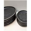 Image 2 : Nugu set of four each oval platters sm/lg #20 black
