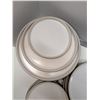Image 2 : Nugu set of six each straight edge side/salad/dinner plates #12 brick