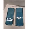 Image 1 : Nugu set of four rectangular platters small #4
