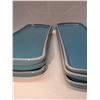 Image 2 : Nugu set of four rectangular platters small #4