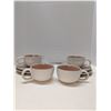 Image 1 : Nugu set of four cappuccino mugs and saucers #49