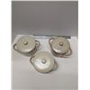 Image 2 : Nugu set of three small lidded casserole pots #51