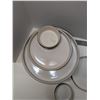 Image 2 : Nugu set of straight edge round two dip bowls/two side/ six salad plates #11 black