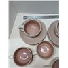 Image 2 : Nugu set of six cappuccino mugs and saucers #49