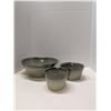 Image 1 : Nugu set of three taper edge bowls #9