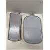 Image 1 : Nugu set of four each rectangular platters sm/med #3