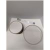 Image 1 : Nugu set of six each straight edge side/salad plates #12 brick