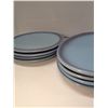 Image 2 : Nugu set of four each small oval platter/round salad plate #8