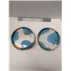 Image 1 : Nugu set of six straight edge round side plates #25