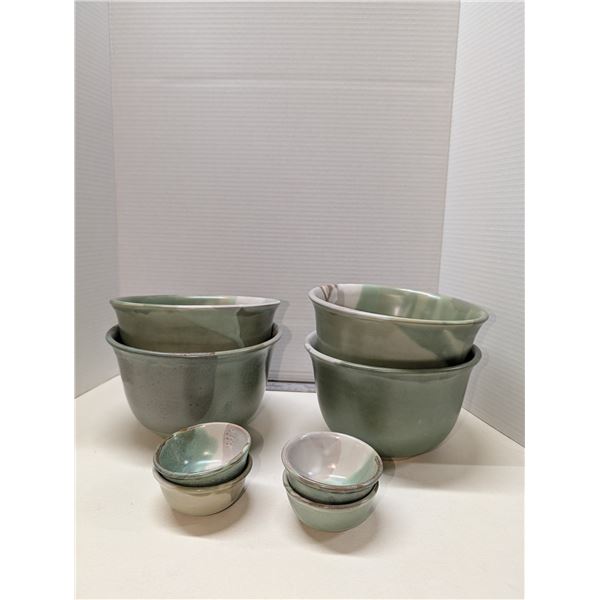 Nugu set of four each dip bowl/large ramen bowls #13
