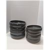 Image 1 : Nugu set of four each med/large curve edge bowls #45
