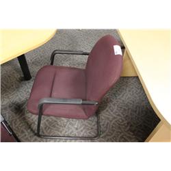 Burgandy Client Chair