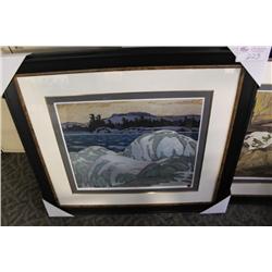 Led Print "ice Hoummocks" By Aj Casson