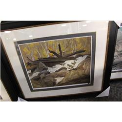 Lep Print "below Ragged Falls" By Aj Casson