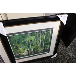 Lep Print "blue Heron"by Aj Casson