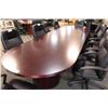 Image 1 : Mahogany 14' Boardroom Table