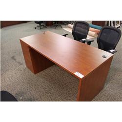Cherry Single Pedestal Desk
