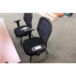 Black Mesh Back Client  Chair