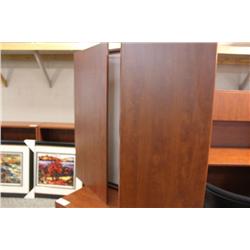 Cherry Wall Mount Presentation Cabinet