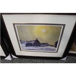 Print "winter Sun" By Aj Casson