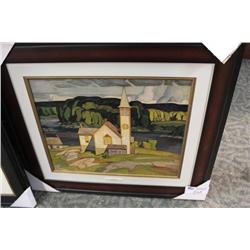 Lithograph  Anglican Church