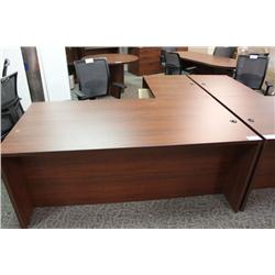 Rosewod L-shape Executive Desk