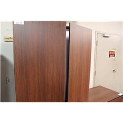 Rosewood Wall Mount Presentation Cabinet