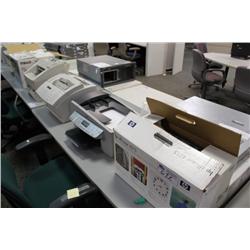 Row Of Misc Printers & Faxes  (approx 10 Pcs)