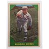 Image 2 : Burleigh Grimes Signed Baseball Trading Card - Fleer Baseball Greats #59 1960