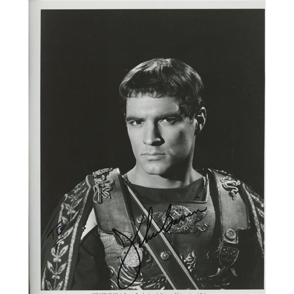 John Gravin signed Spartacus photo