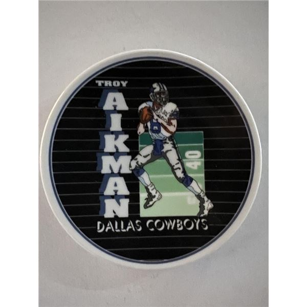 Troy Aikman Rare porcelain plate