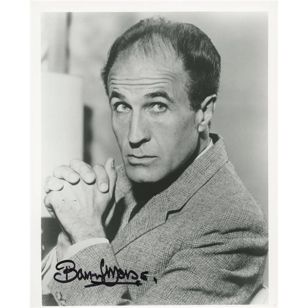 The Fugitive Barry Morse signed photo