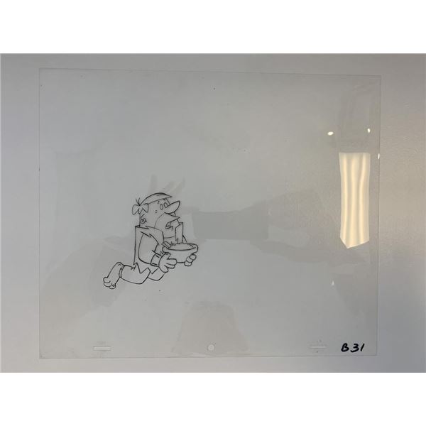 The Flintstones original hand drawn artwork for cartoon