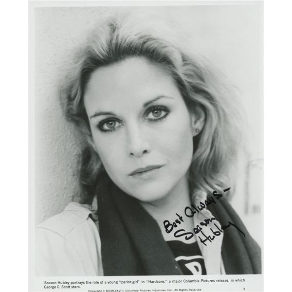 Flippers Season Hubley signed photo