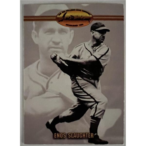 St. Louis Cardinals Enos Slaughter baseball trading card