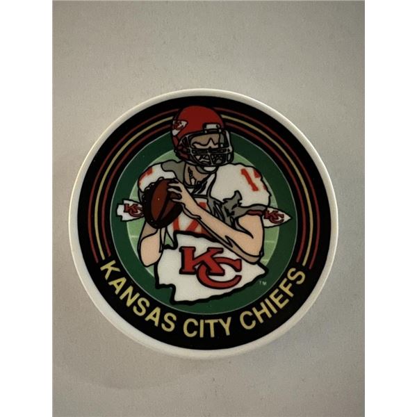 Kansas City Chiefs porcelain plate