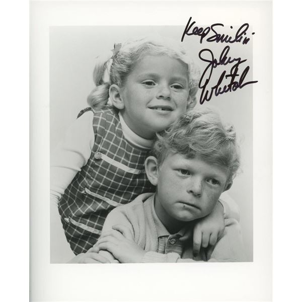 Family Affair Johnny Whitaker signed photo
