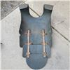 Image 8 : WW1 German Sappenpanzer Trench Body Armour Plus Original Helmet & Brow Plate