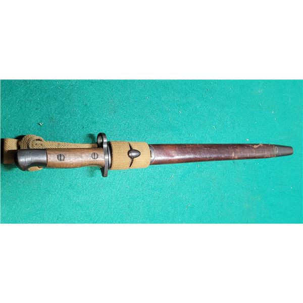 British M1907 Bayonet designed for Use with the Lee Enfield rifles