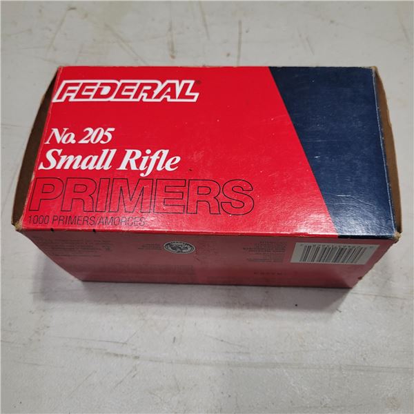 1000 Federal #205 Small Rifle Primers