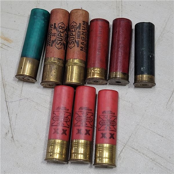 9 Collectible 10ga Shotshells