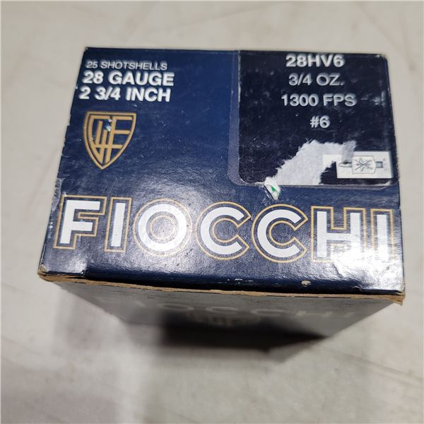 28ga 2 3/4" Fiocchi Lead Shotshells