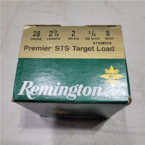 28ga 2 3/4" Remington Lead Shotshells