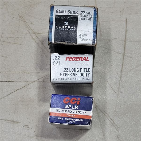 22LR Birdshot Federal Ammo & 22 LR CCI & Federal Ammo