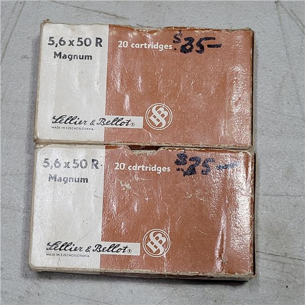 5.6x50R Magnum Ammo