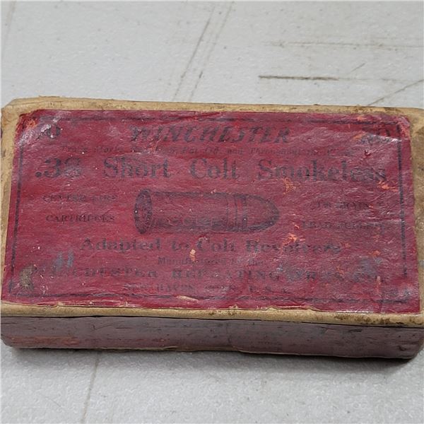 38 Short Colt Winchester Factory Ammo in Collector Box