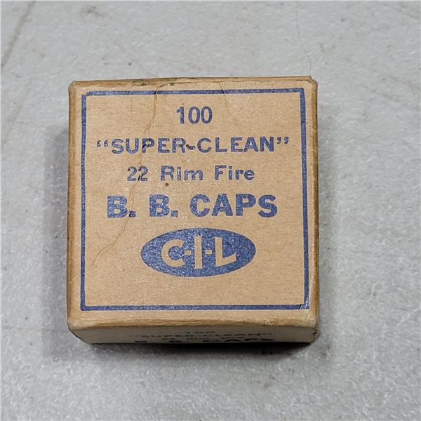 .22 Rimfire BB Caps CiL  Ammo in Collector Box